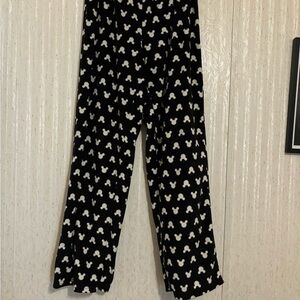 Disney Black and White Mickey Mouse Pajama Pants
